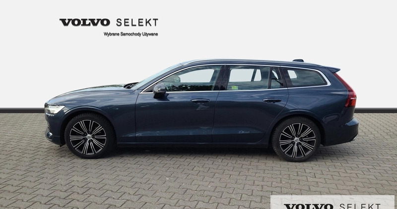 Volvo V60 cena 139777 przebieg: 56700, rok produkcji 2019 z Gostyń małe 529